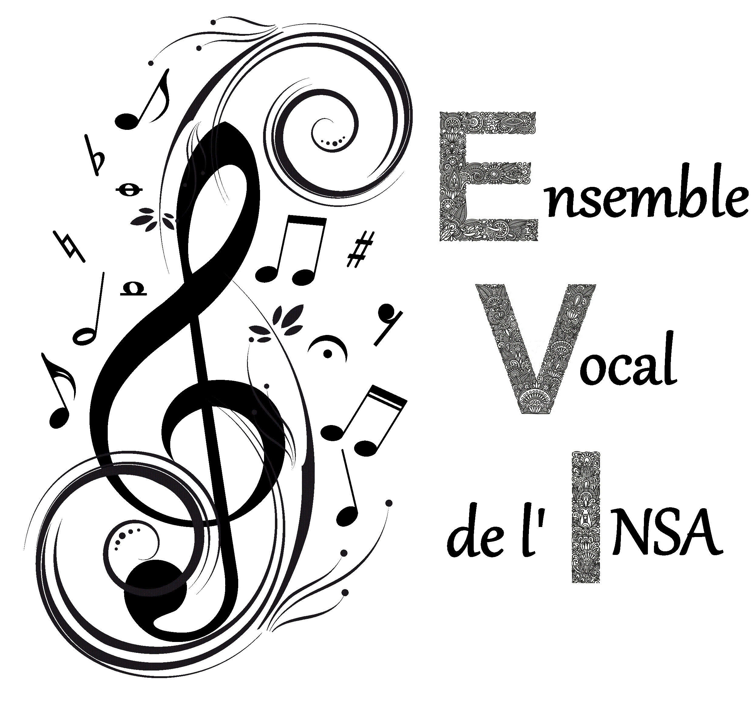 Logo Ensemble Vocal de l'INSA